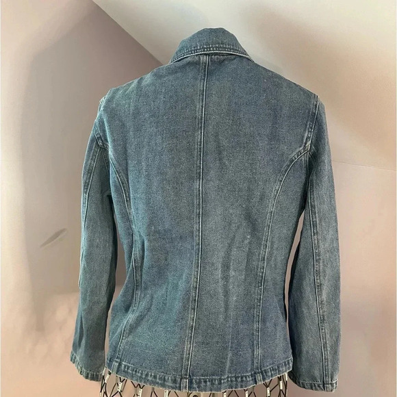 Vintage Baccini Denim Jacket, Size Medium. - Picture 3 of 8